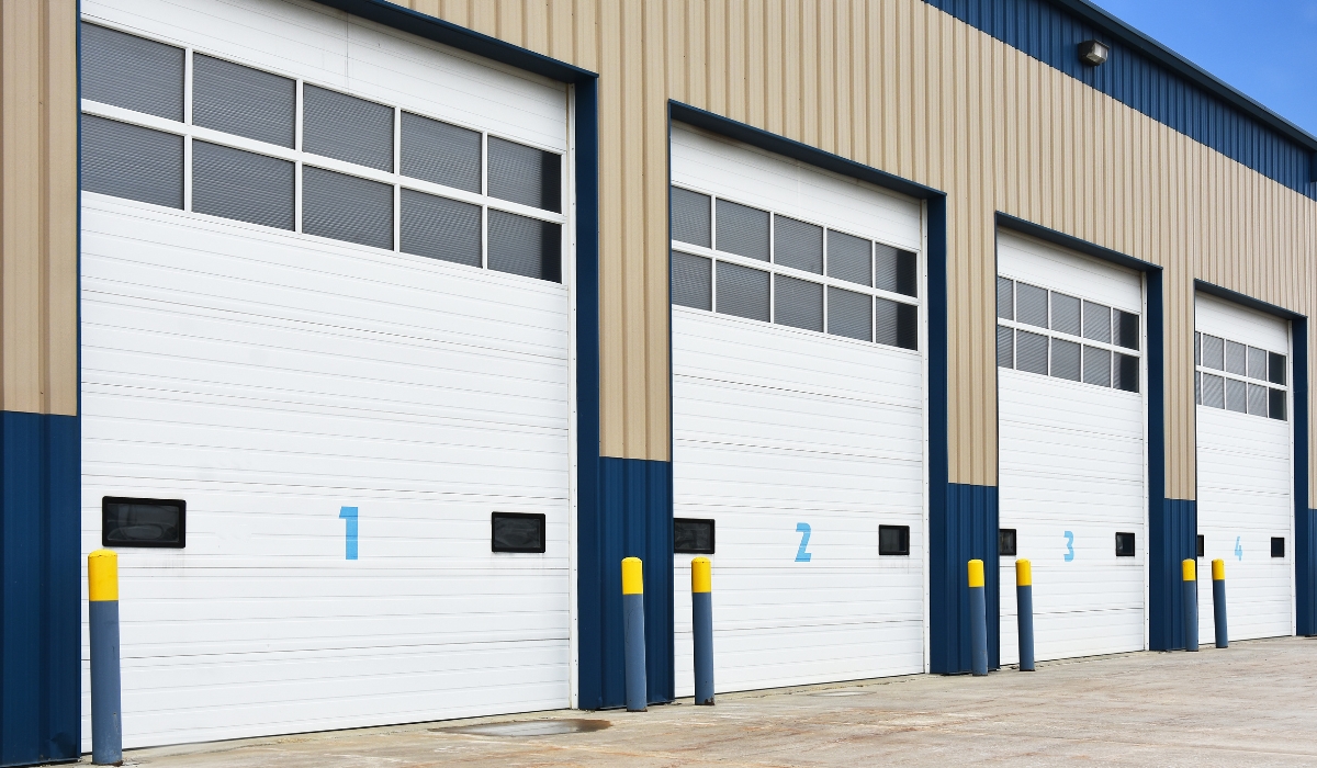 Customizable commercial garage door options