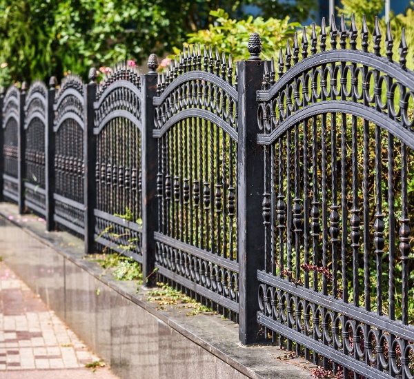 Decorative iron gate repair service