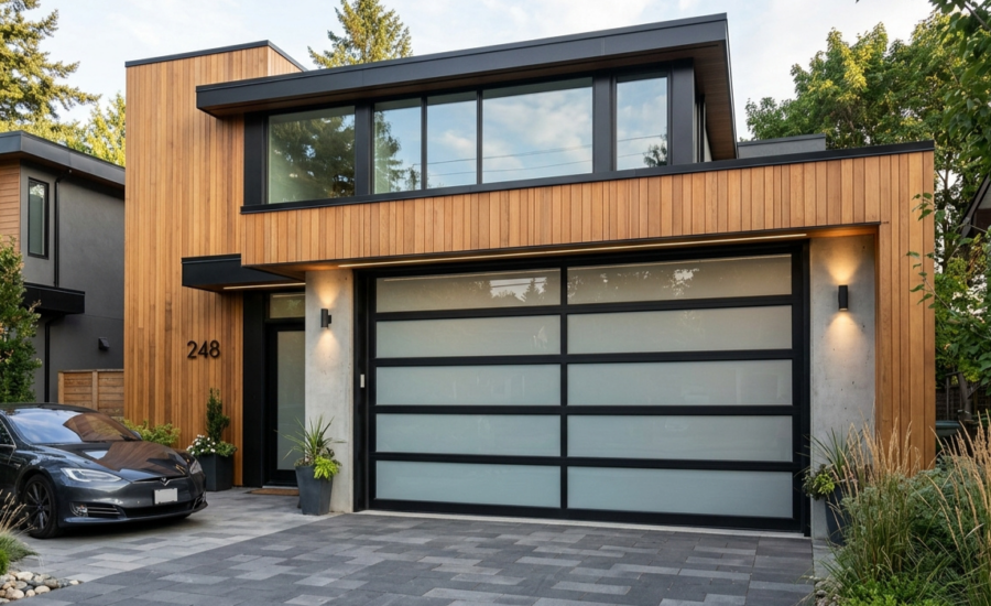 Modern garage door designs