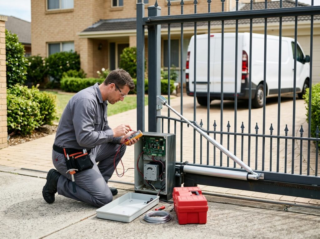 Automatic gate repair