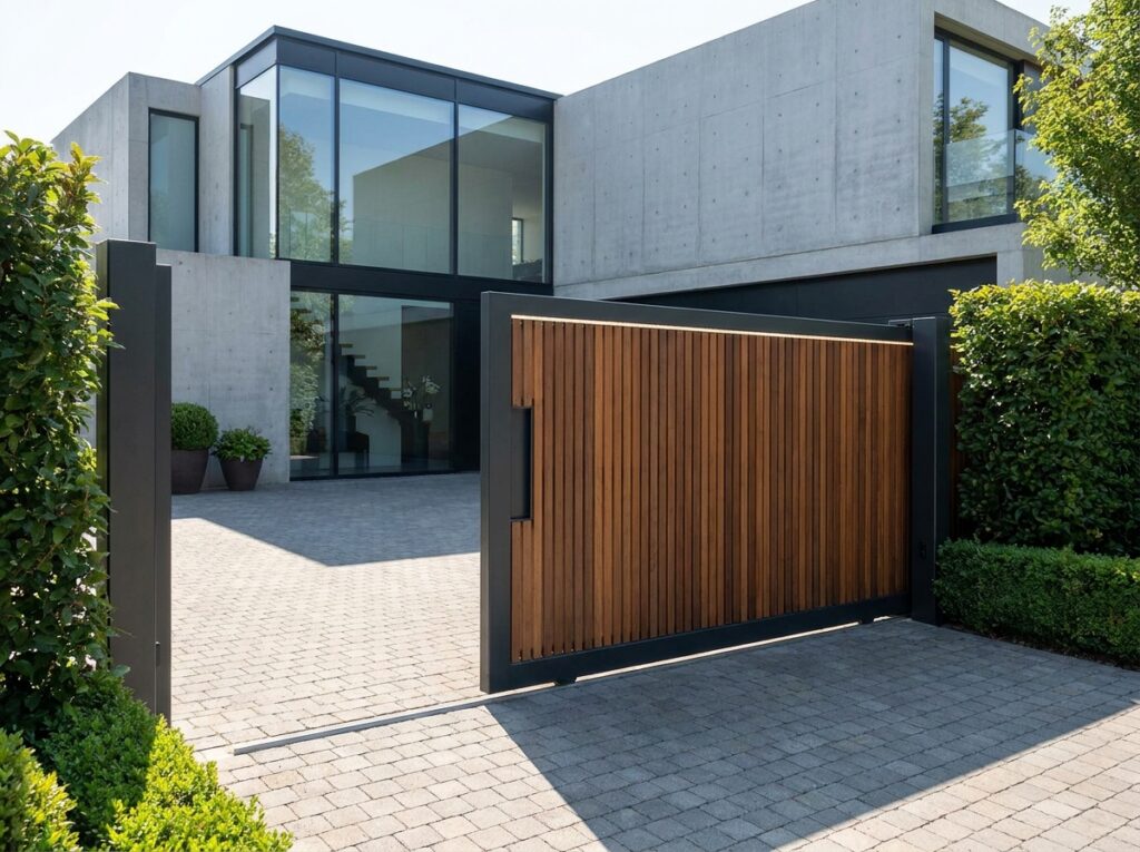 Residential sliding gate